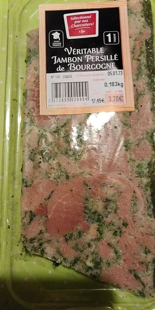 Véritable jambon persillé de Bourgogne