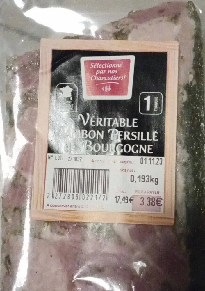 Véritable jambon persillé de Bourgogne