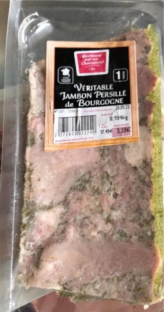 Véritable jamo persillé de Bourgogne
