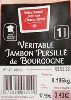 Véritable jambon persillé de Bourgogne