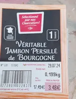 Jambon persillé de Bourgogne