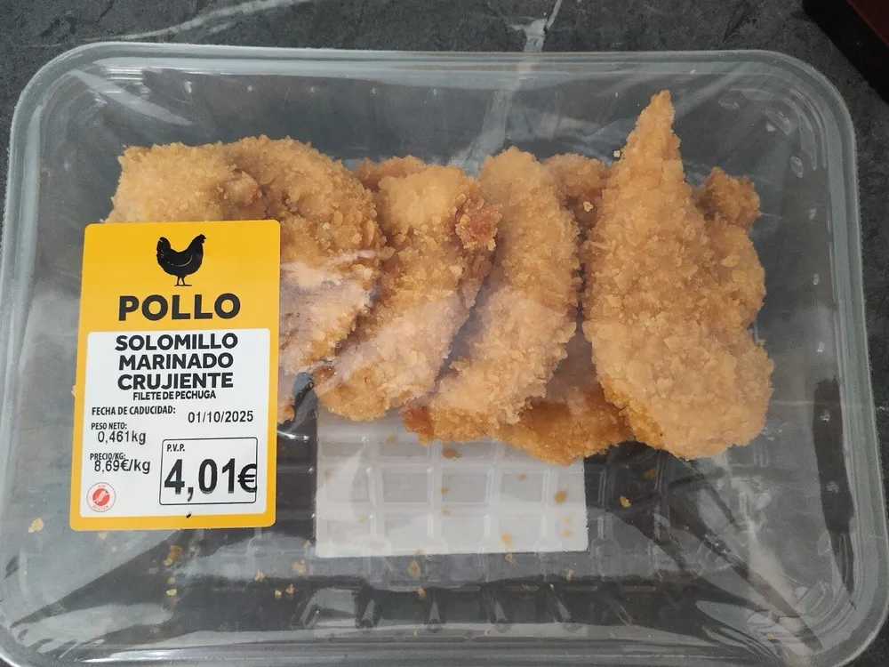 Solomillo De Pollo Crujiente