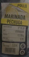 Pollo marinada pechuga