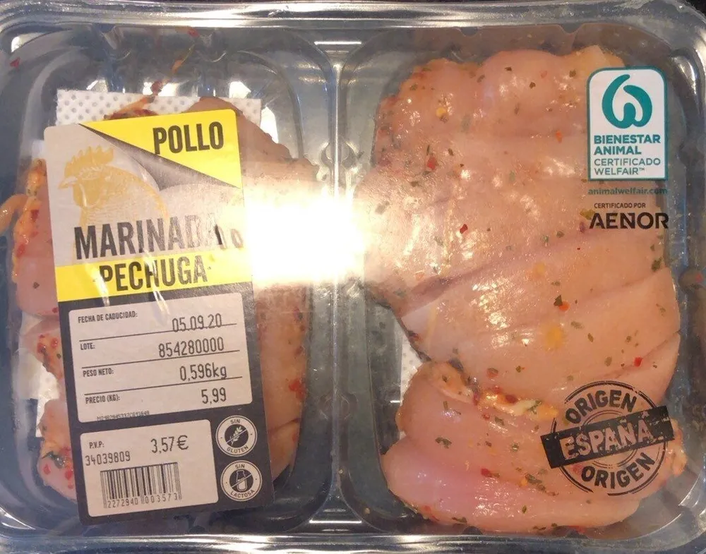 Pechuga pollo marinada