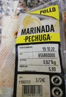 Pechuga de pollo marinada