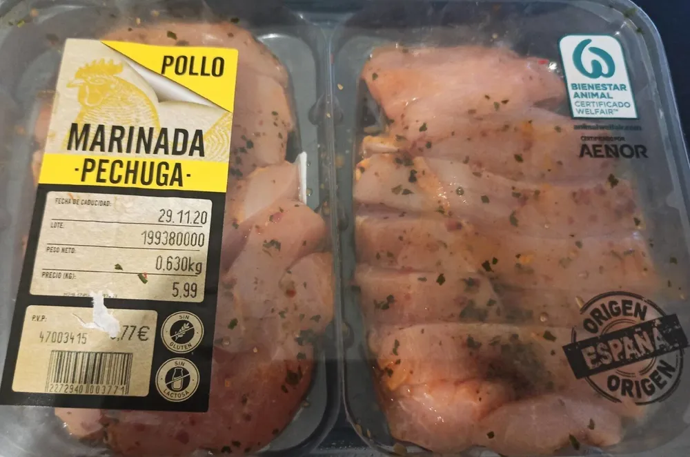 Pollo Marinada Pechuga