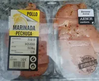 Pechuga de pollo marinada