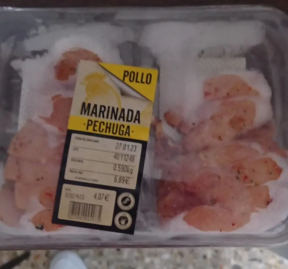 Pechugas de pollo marinadas