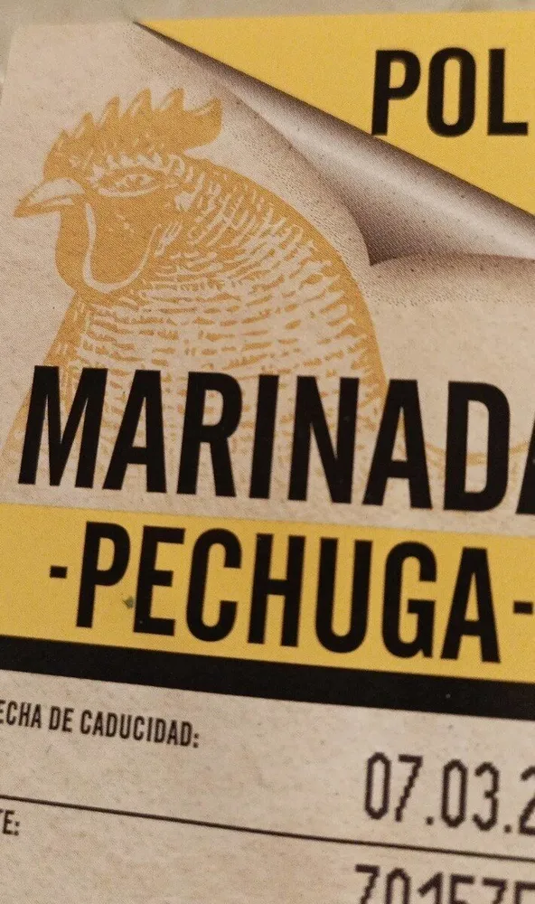 pechuga de pollo marinada
