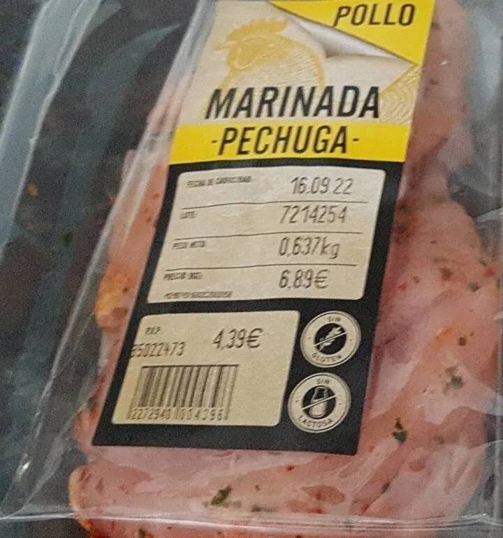 Pechuga marinada