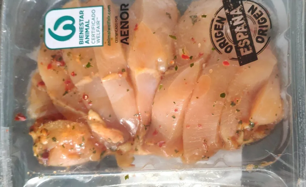 Pollo pechuga marinada