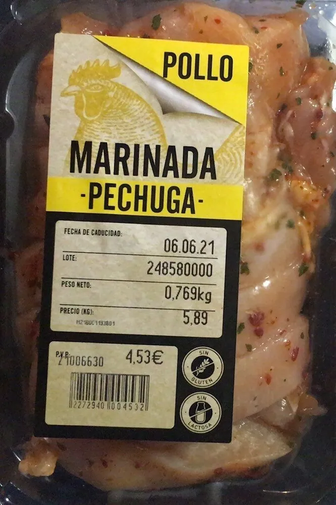 Pechuga marinada