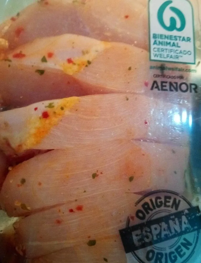 Pollo marinado