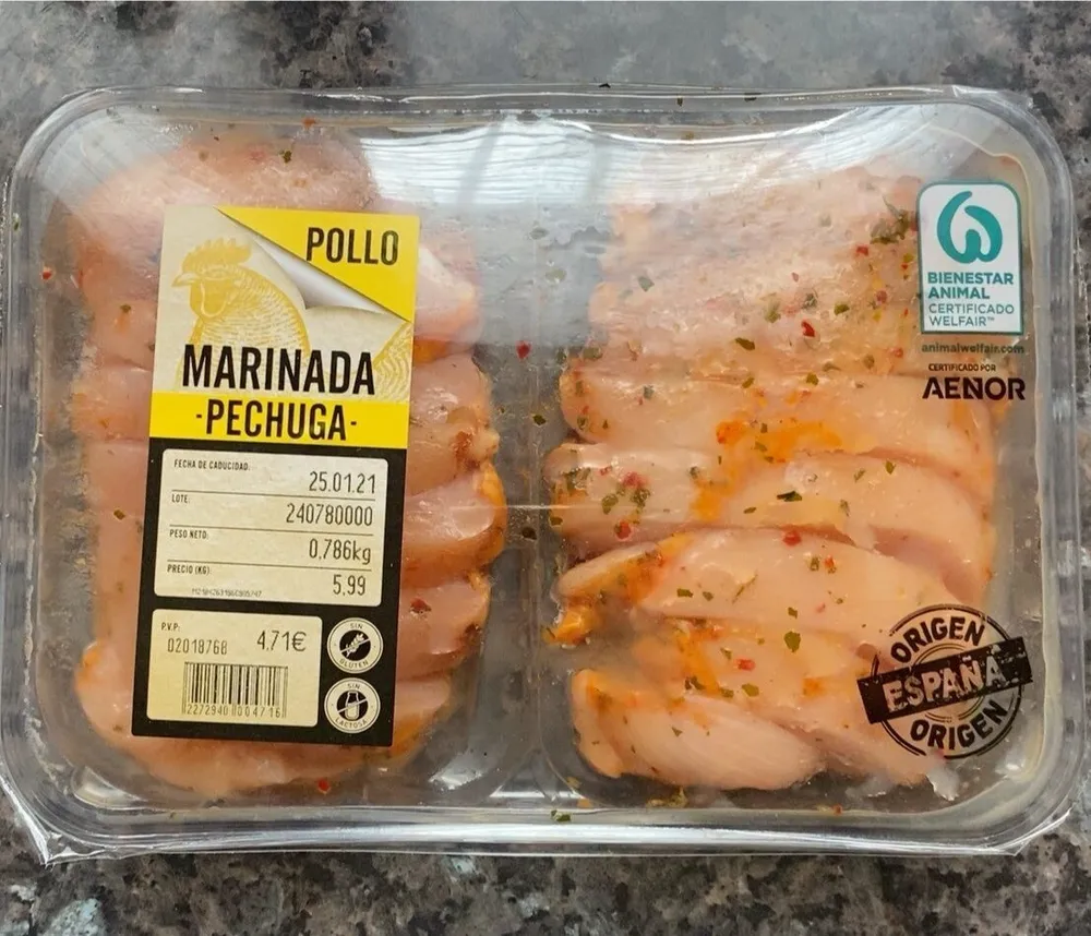 Pechuga de Pollo Marinada