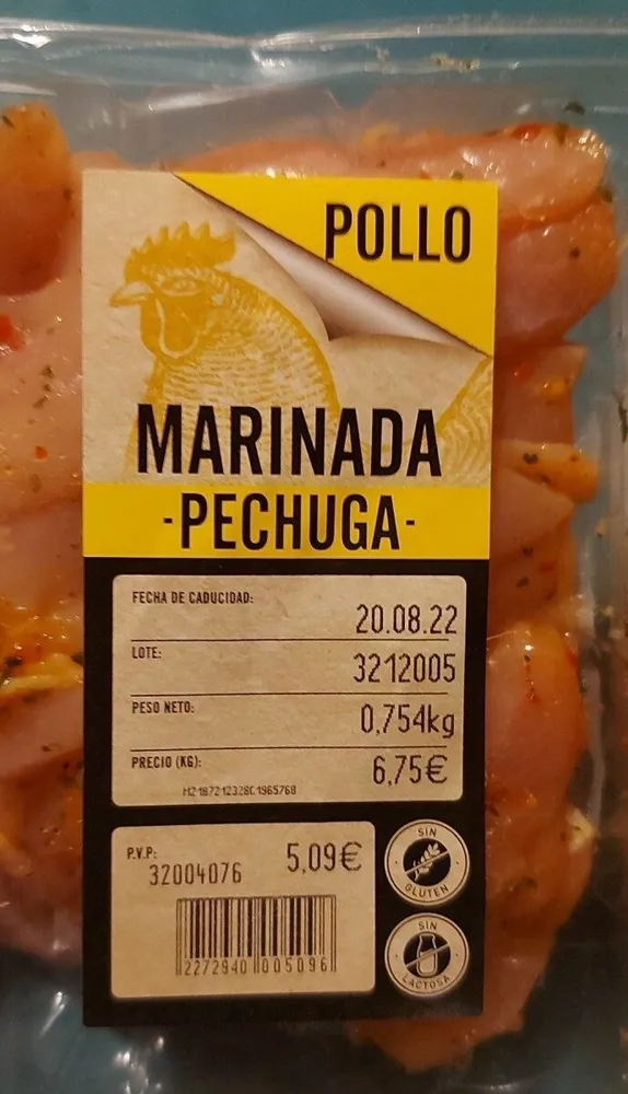 Marinada Pechuga Pollo
