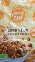 muesli croustillant noisettes & amandes