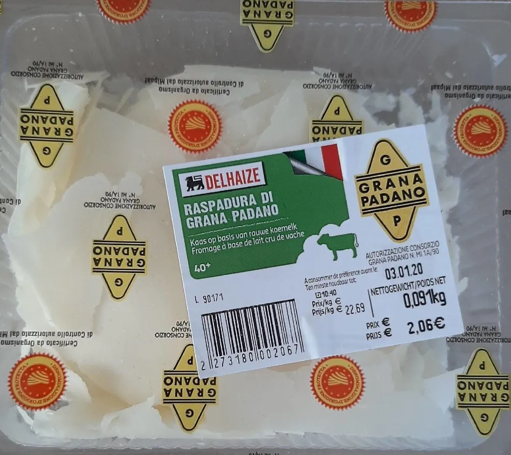 Raspadura di grana padano