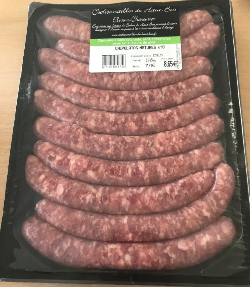 Chipolatas natures