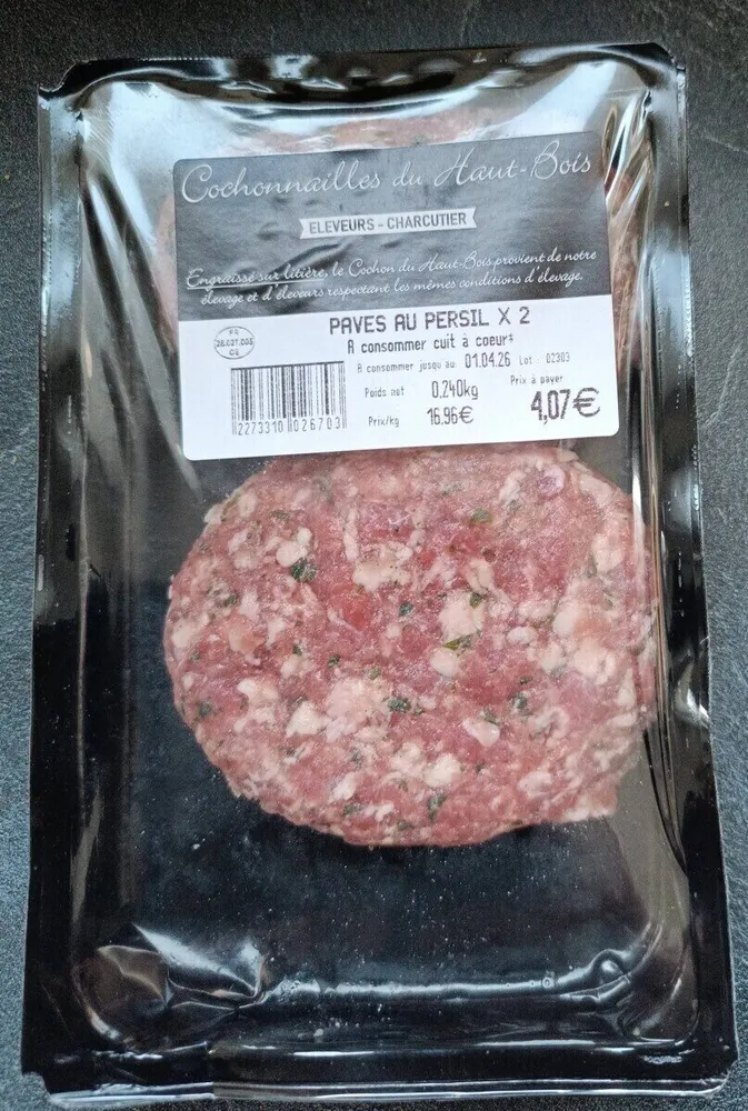 Pavés au persil