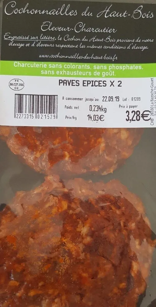 Pavés épicés