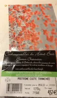Poitrine cuite tranchee