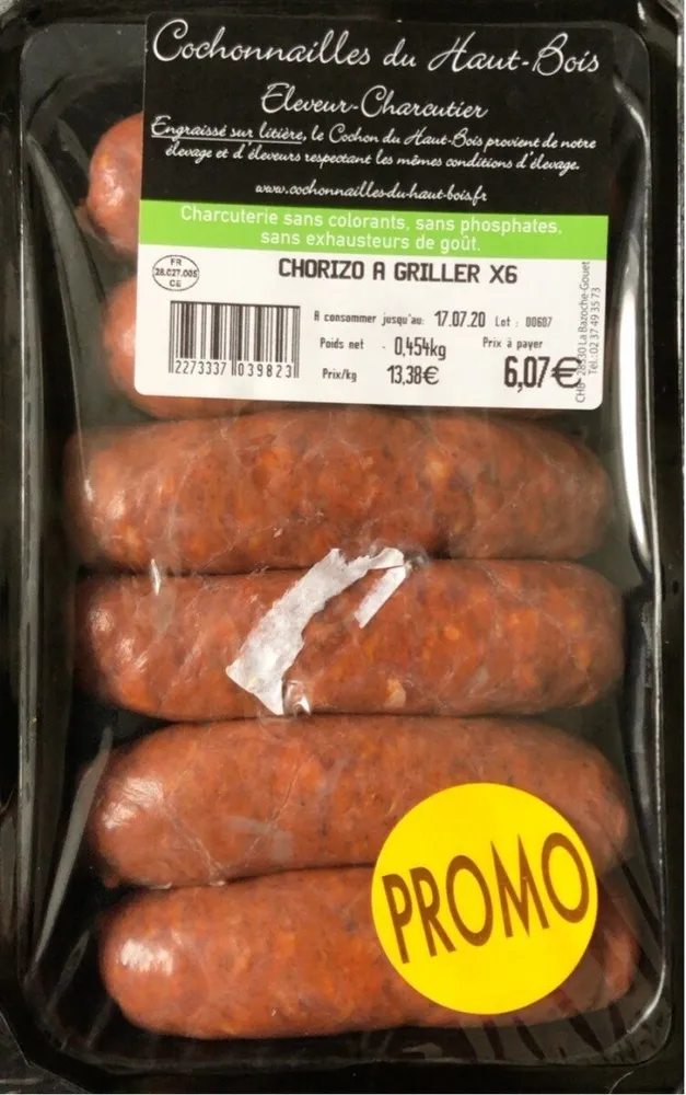 Chorizo a griller