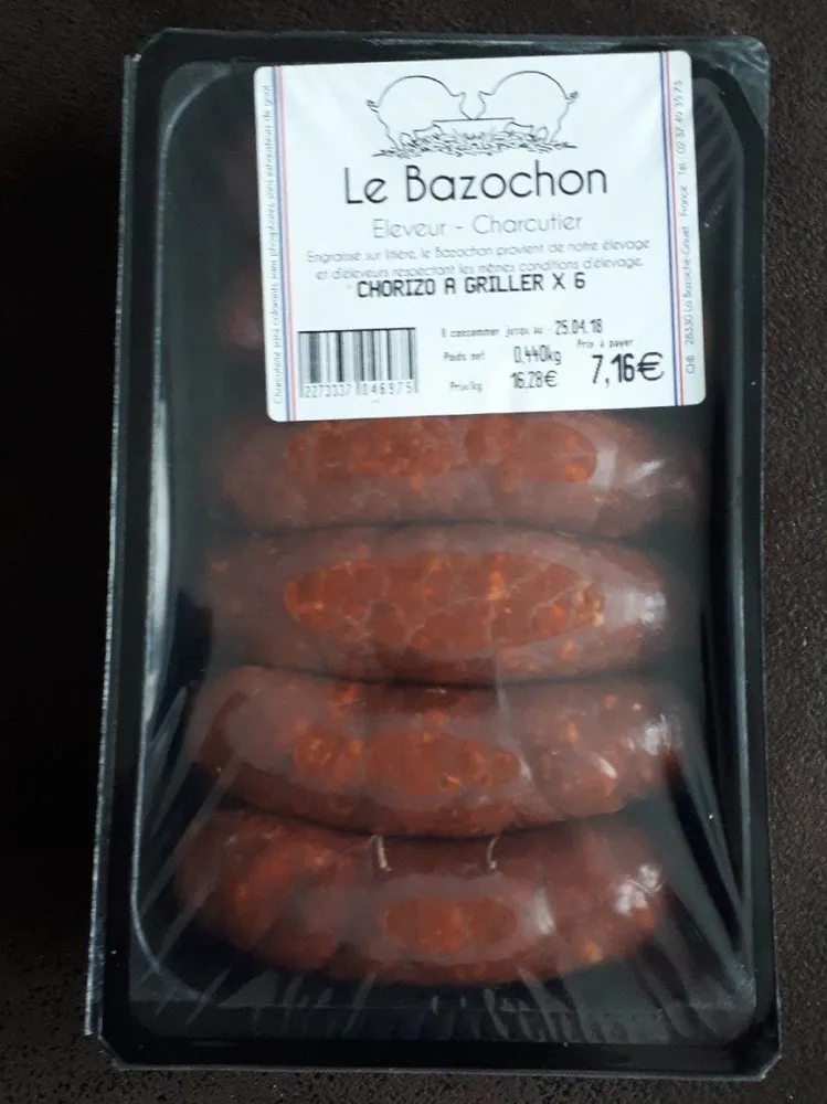 Chorizo à griller