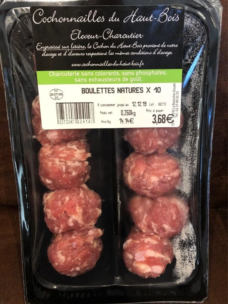 Boulettes nature