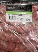 Saucisses oignons persil