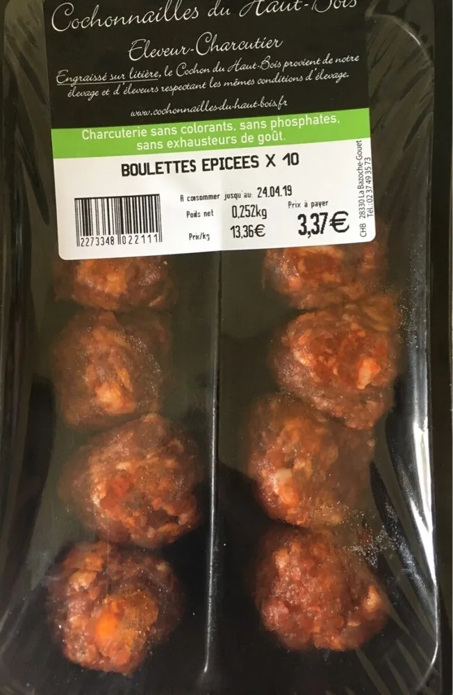 Boulettes epicées