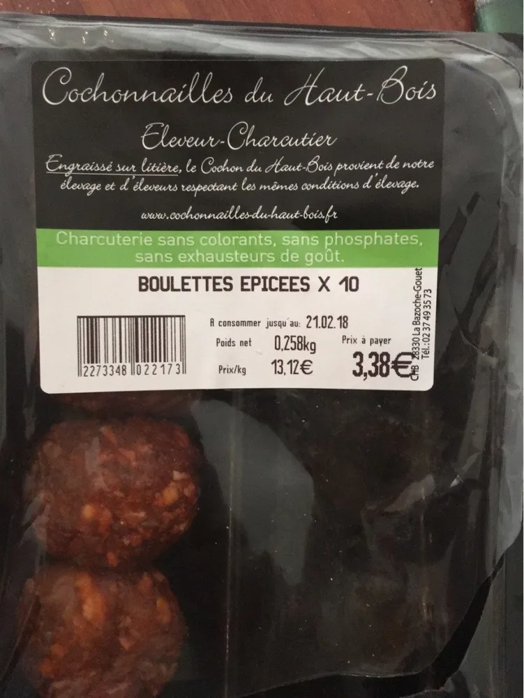 Cochonailles du haut bois