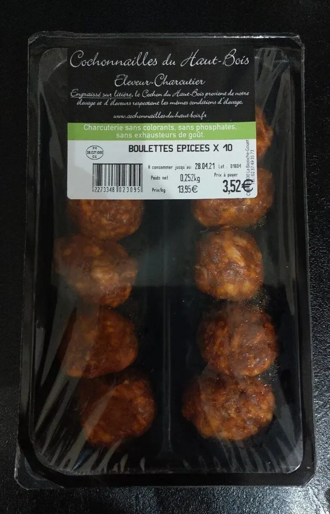 Boulettes épicées