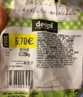 Cassolette ecrevisse quenelle