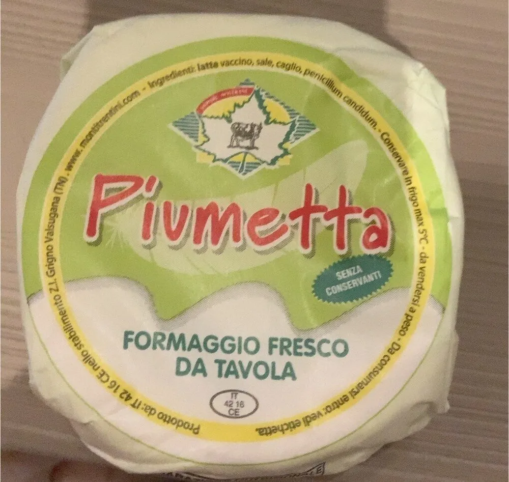 Caciotta piumetta