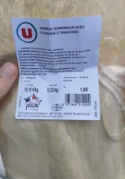 Jambon supérieur avec couenne