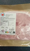 jambon cuit supérieur avec couenne