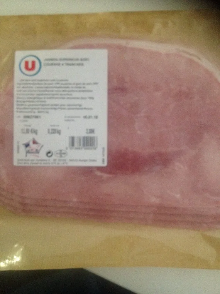 Jambon superieur avec couenne