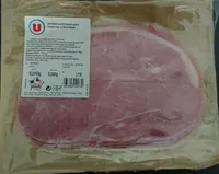 Jambon cuit supérieur avec couenne 4 tranche