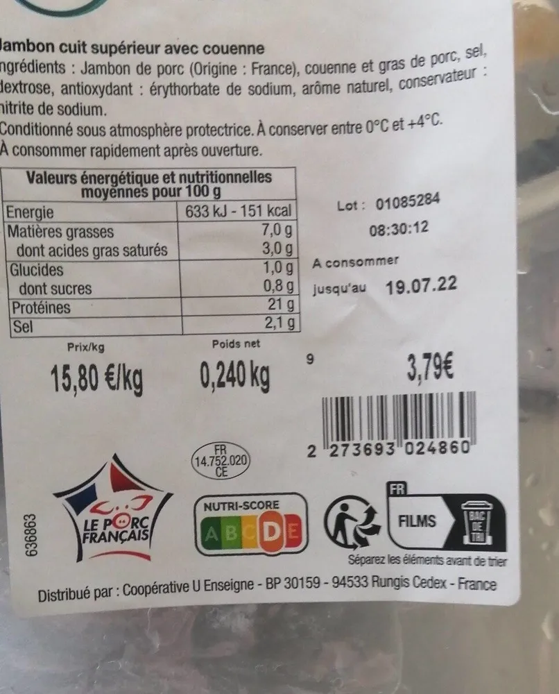 Jambon BLANC