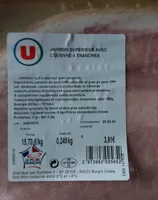 Jambon supérieur avec couenne 4 tranches
