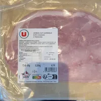 Jambon cuit supérieur avec couenne