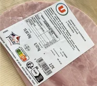 Jambon cuit supérieur sans couenne 2 tranches