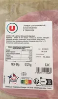 Jambon cuit supérieur sans Couenne