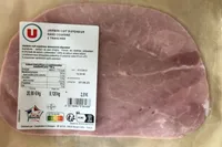 Jambon Cuit Superieur Sans Couenne 2 Tranches