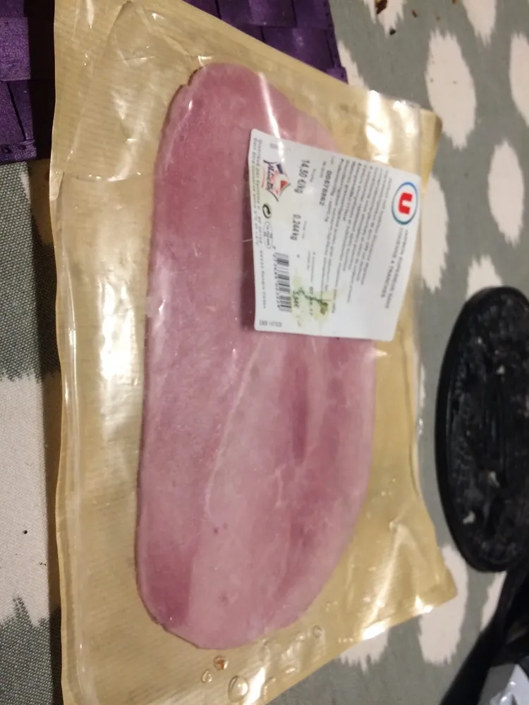 Jambon superieur sans couenne 4 tranches