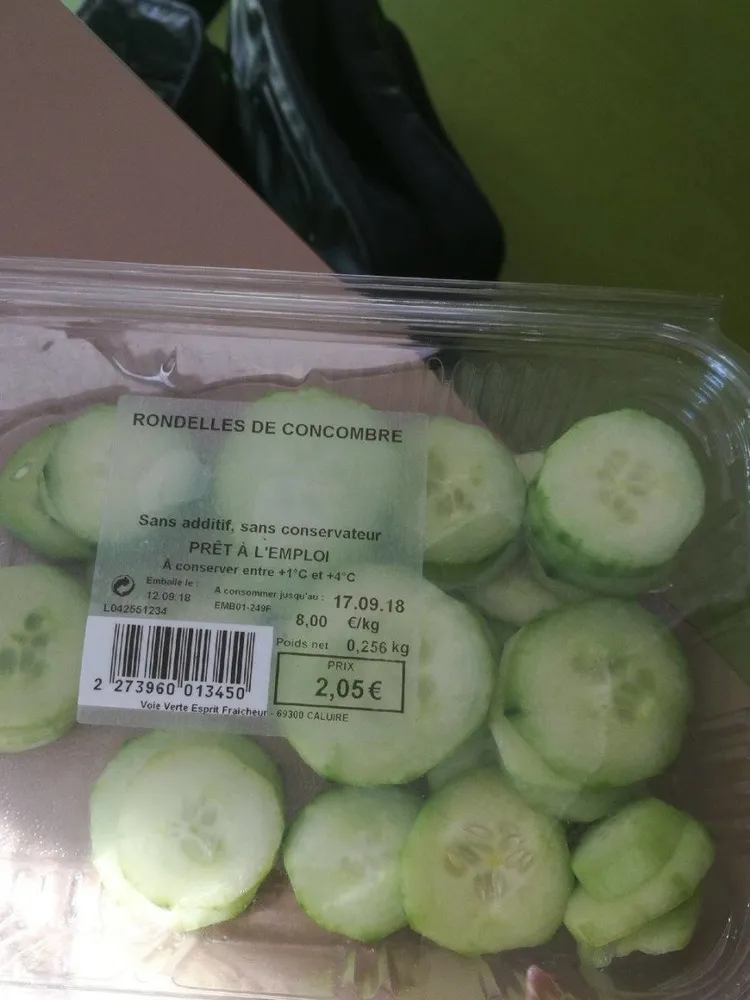 Rondelle de concombre