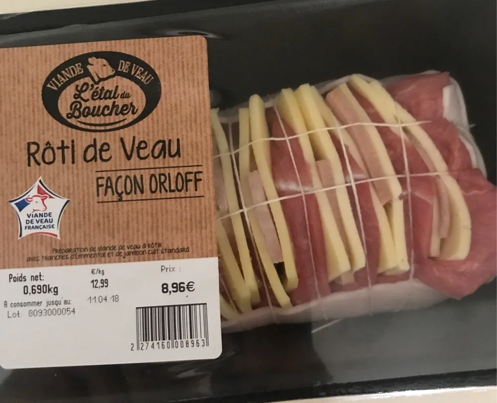 Roti de veau façon Orloff