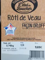 Rôti veau façon orloff