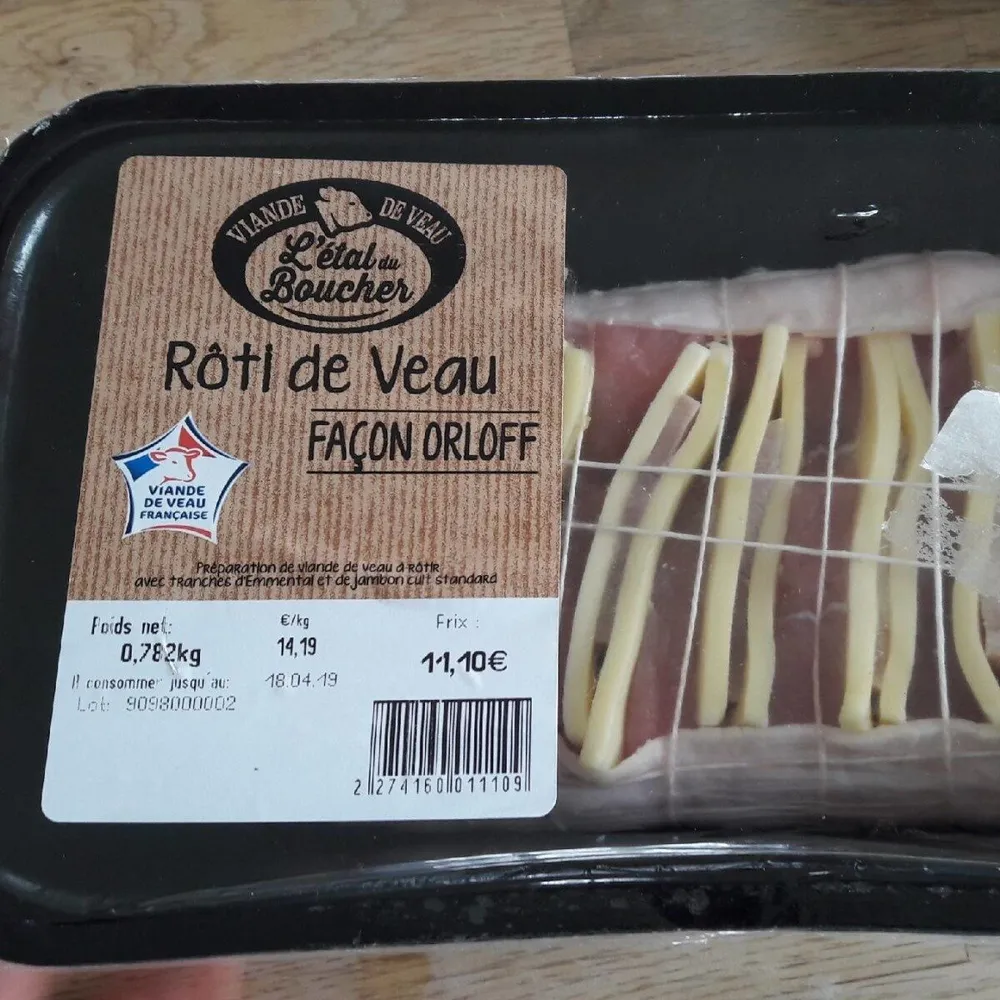Rôti de veau façon orloff