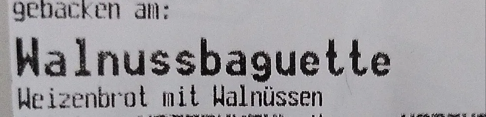Walnussbaguette